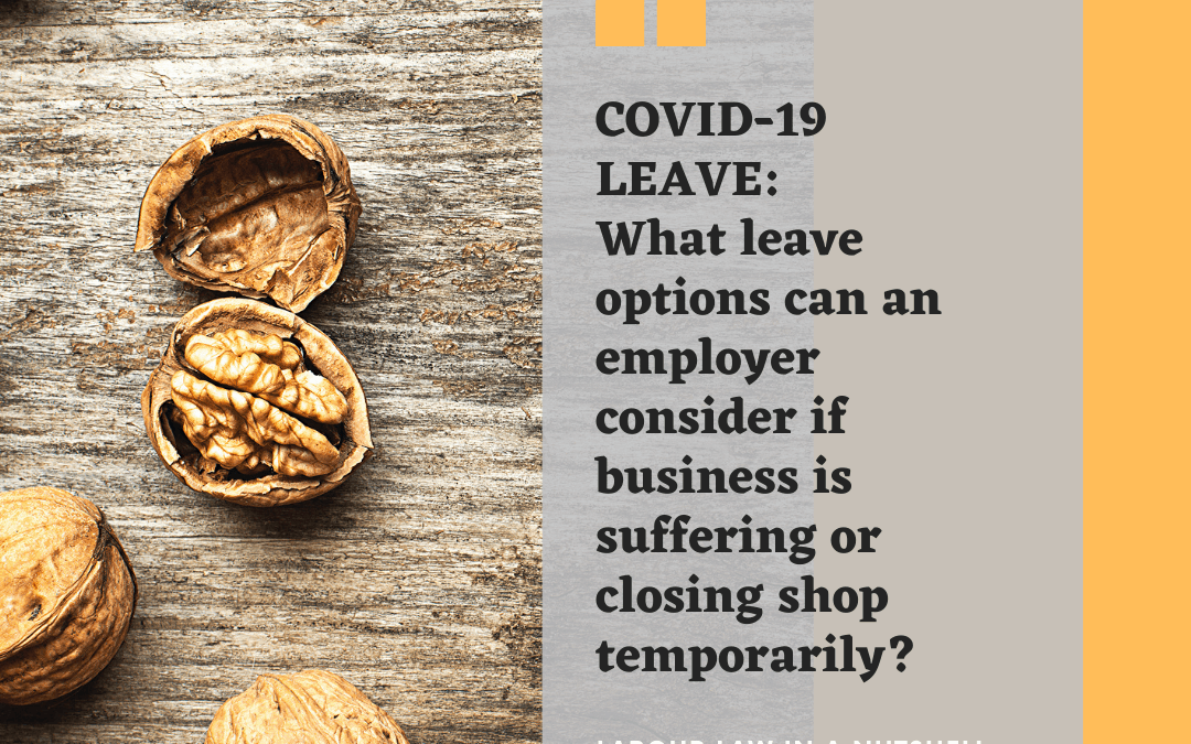 Labour Law in a Nutshell COVID-19