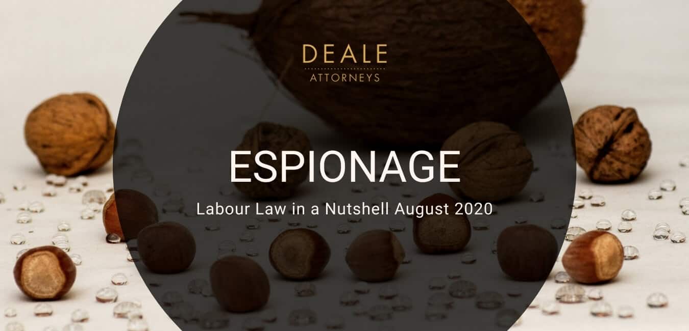 Espionage: What if an employee uses his private cell-phone to take unauthorised photos inside the employer’s factory?