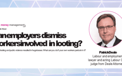 Can Employers Dismiss Workers involved in looting – Fin 24 – Amanda Visser