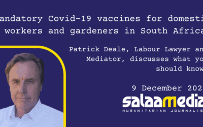Mandatory Covid-19 vaccines for domestic workers and gardeners in South Africa