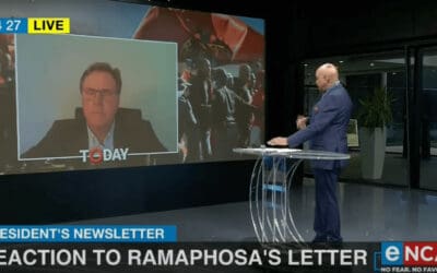 Reaction to Ramaphosa’s newsletter on May Day events – ENCA Interview