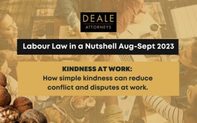 KINDNESS AT WORK: How simple kindness can reduce conflict and disputes at work.
